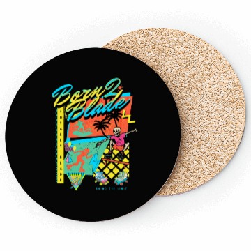 Discover Born 2 Blade 90s Nostalgia Design Coasters