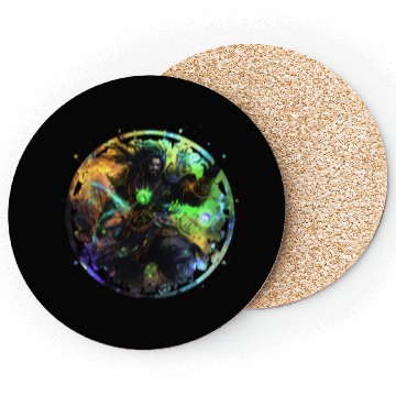 Discover Mighty Magic Warrior Mystical Epic Fantasy Coasters