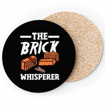 Discover Bricklayer The Brick Whisperer Coasters