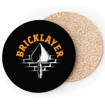 Discover Bricklayer Trowel and Brick Wall Pride Coasters