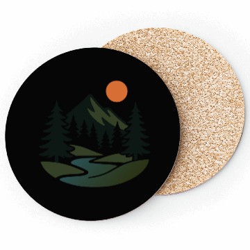 Discover Scenic Nature View – Peaceful Landscape design Coasters