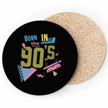 Discover Born In The 90s Retro Nostalgia 90s Design Coasters