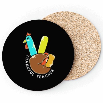 Discover Thanksgiving Teacher Thankful Teachers Coasters
