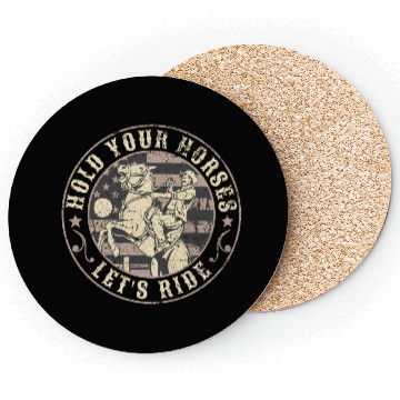 Discover Hold Your Horses, Let's Ride – Retro Cowboy Coasters