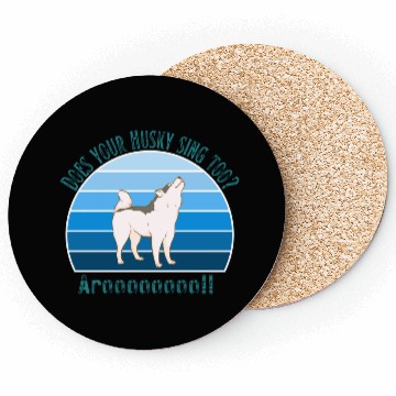 Discover Funny Husky Coasters