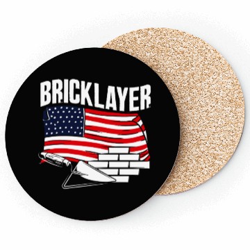 Discover Bricklayer American Pride Craftsmanship Tribute Coasters