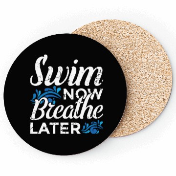 Discover Funny Swimming Saying Coasters