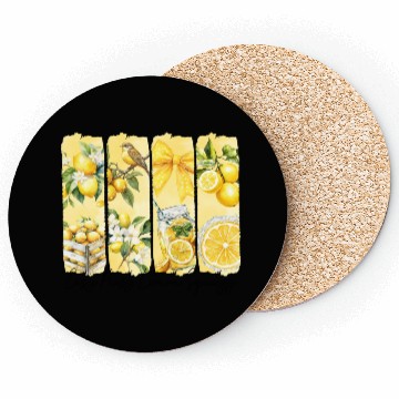 Discover Summer Lemon Easy Peasy Coasters