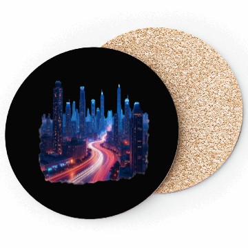 Discover Urban Pulse Cairo – Modern City Lights Coasters