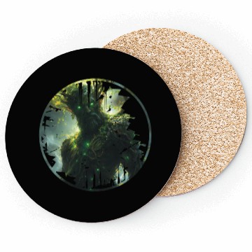 Discover Natural Guard With Bright Aura Coasters