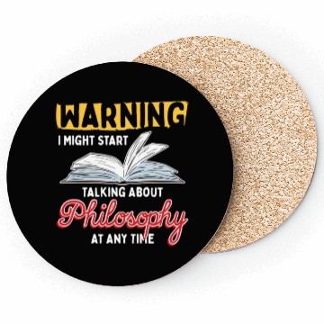 Discover Talking About Philosophy Philosopher Design Coasters