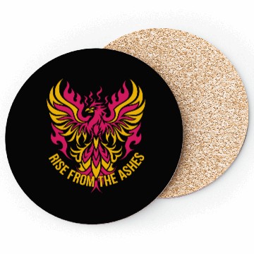 Discover Rise From The Ashes Phoenix Bird T Tattoo Coasters