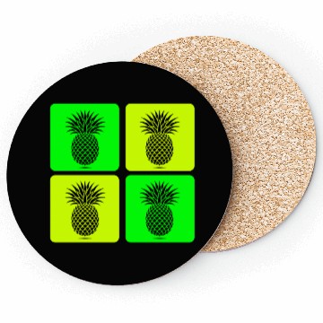 Discover Pop Art Pineapple Coasters