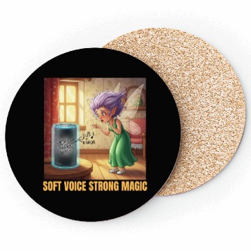 Discover Soft Voice, Strong Magic Coasters