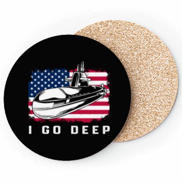 Discover Patriotic American Submarine Veteran Coasters
