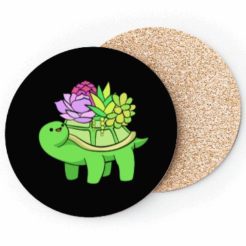 Discover Succulent Plant Lover Turtle Coasters