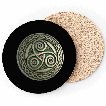Discover Green Festival Logo Representing Irish Coasters