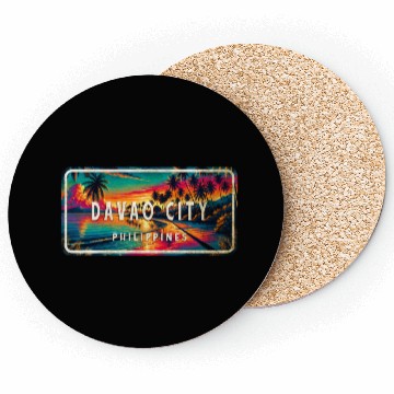 Discover Davao City - Tropical Retro Coasters