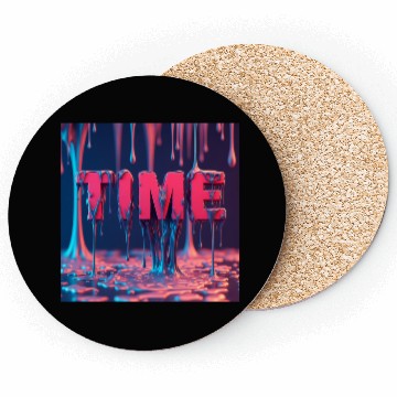Discover Abstract Dripping TIME Coasters