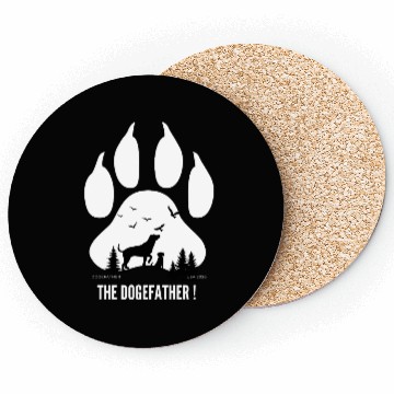 Discover The Dogfather T-Shir Coasters