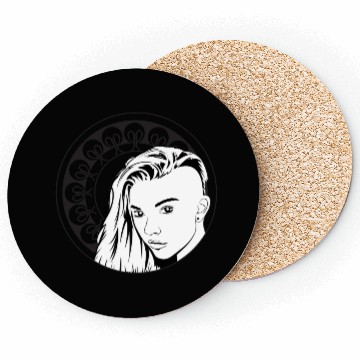 Discover Fade lady framed Coasters