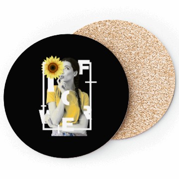 Discover Sunflower Girl Coasters