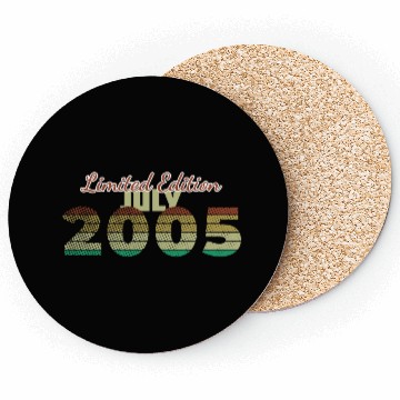 Discover 20th birthday Limited Edition SCR 07/2005 Coasters
