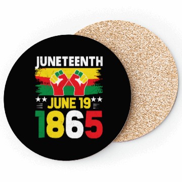 Discover Juneteenth June 19 1865 Coasters