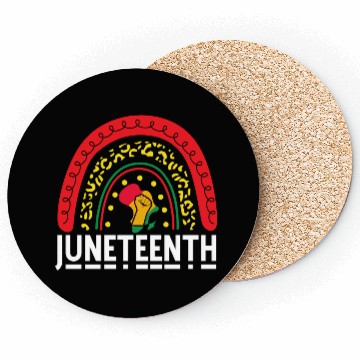 Discover Juneteenth Black Pride Coasters