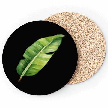 Discover Green Banana Leaf Coasters