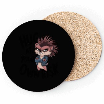 Discover Funny Hedgehog Coasters