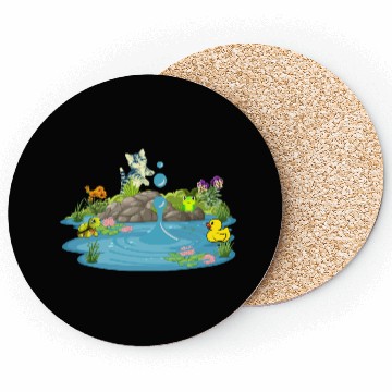 Discover Life & Nature (At the pond) Coasters