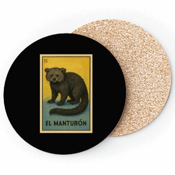 Discover EL MANTURÓN - THE BEARCAT - LA LOTERÍA Coasters