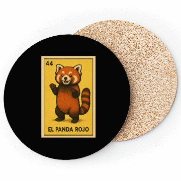 Discover EL PANDA ROJO - THE RED PANDA - LA LOTERÍA Coasters