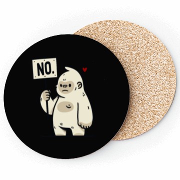 Discover Gorilla Says No – Cute Protest Coasters