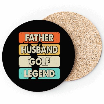 Discover Father husband golf legend Coasters