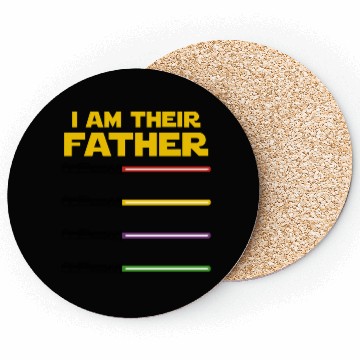 Discover I Am Their Father Coasters