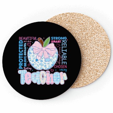 Discover Teacher Back to School Coasters