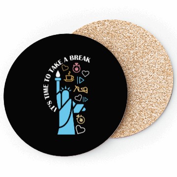 Discover Inspirational Liberty and Wellness Theme Coasters