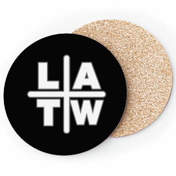 Discover L.A.T.W. Original Summer Black Coasters