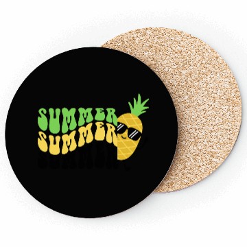 Discover SURF hello summer Coasters