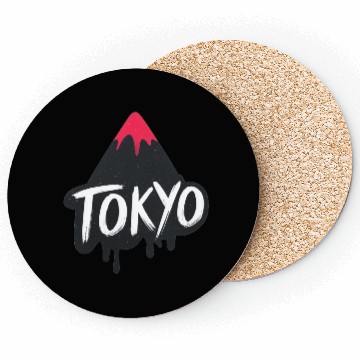 Discover Tokyo Text Design Coasters