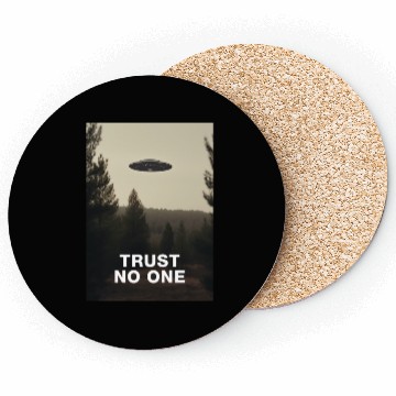 Discover Trust No One/The X-Files poster, S01E24 1994 Coasters