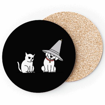 Discover Grumpy Cat and Wizard Dog Coasters