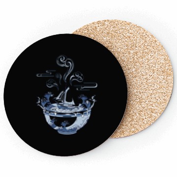 Discover Storm in a Teacup - Nautical Art Coasters