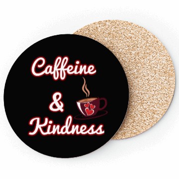 Discover Coffee, Kindness & Love Coasters – Cute Heart Coffee