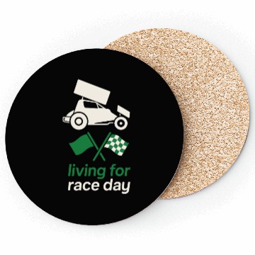 Discover Sprint Car Racing Dirt Track Speed Oval Race Coasters