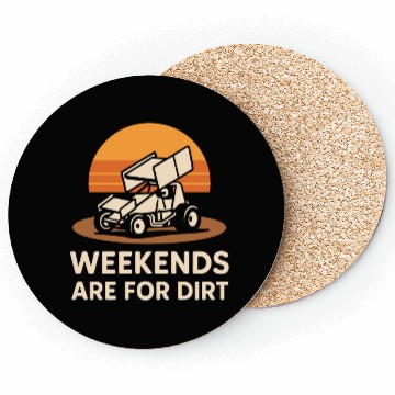 Discover Sprint Car Racing Dirt Track Speed Oval Race Coasters