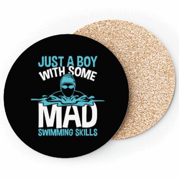 Discover Funny Swim Boy Coasters