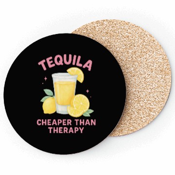 Discover Tequila therapy Lemon Summer Coasters